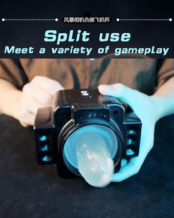 Мастурбатор для чоловіків з телескопічною конструкцією та 7 режимами вібрації - LZYLWC