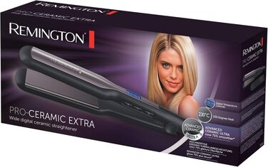 Випрямляч для волосся Remington Ceramic Straight S3500 з кераміко-турмаліновим покриттям, чорний