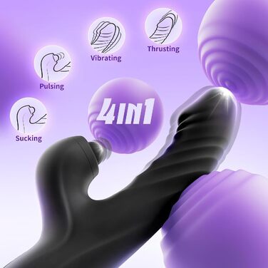 Вібратор для жінок BeHorny Rabbit - силіконовий, водонепроникний, перезаряджуваний