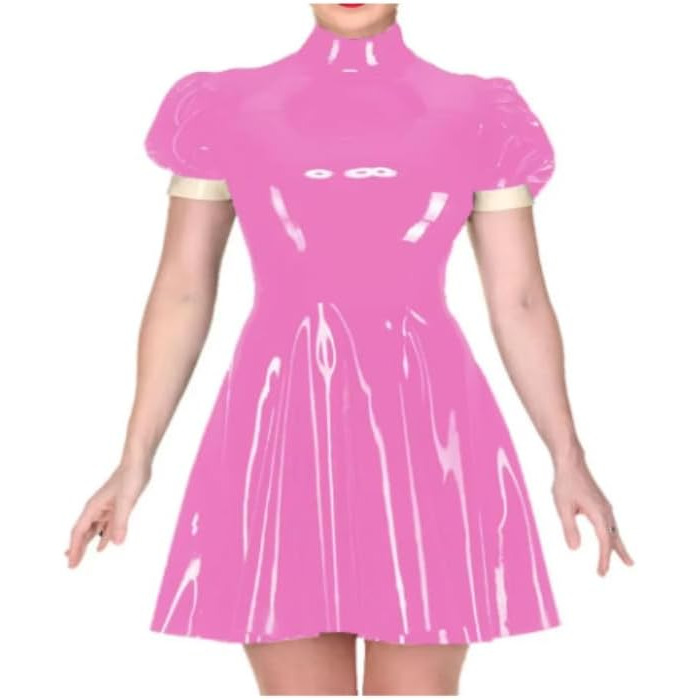 Чорне міні-плаття з еластичного кожзам, великий розмір XXL, для вечірок та клубів