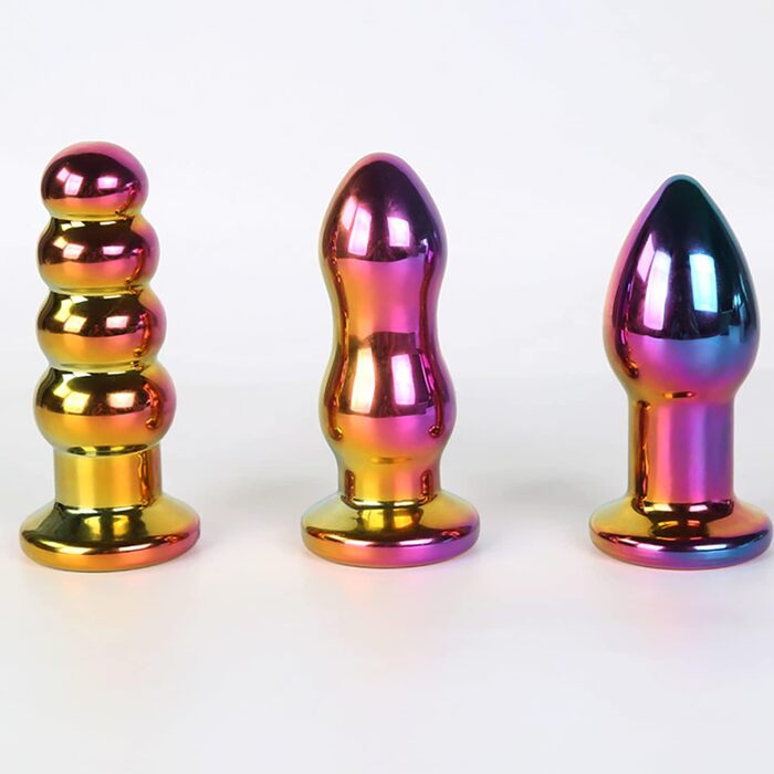 Електричний скляний анальний дildo з вібрацією ScreaAss: 3 стилі, 10 режимів, USB-зарядка