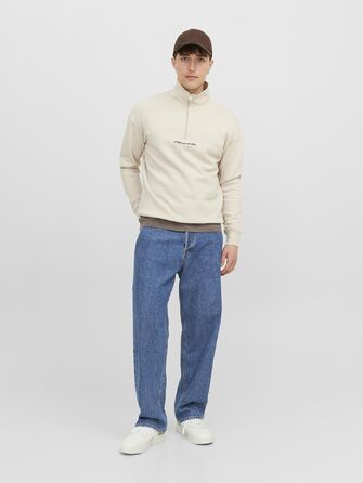 Чоловічі джинси Baggy Fit JACK & JONES JJIALEX синього кольору, денім
