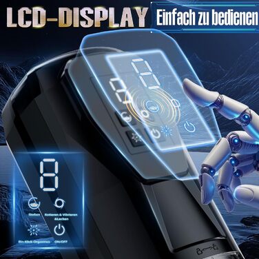 Електричний мастурбатор для чоловіків: вібрація, ротація, телескопічний дизайн, функція оргазму в один клік. Іграшка для чоловіків, масаж пеніса, Blowjob.