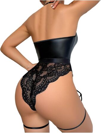Сексуальна спідниця-комбінезон SRZYJ, комплект нижньої білизни, білий (чорний, S)