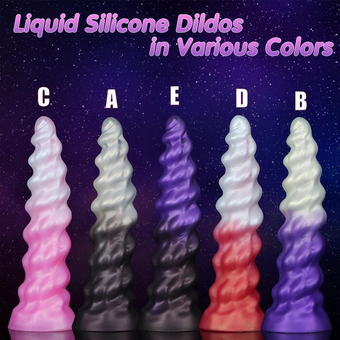 Анальний плаг з силікону Kuaecr - спіральний, з різьбою, для чоловіків та жінок