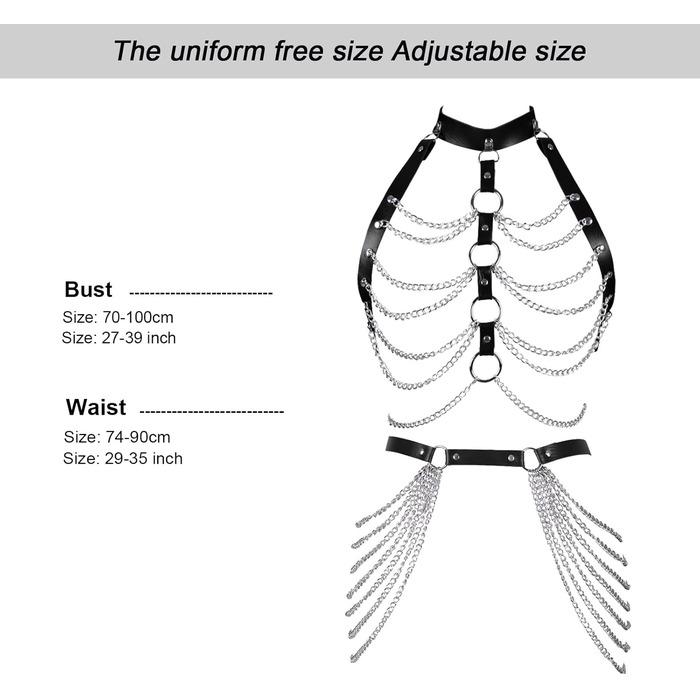 Жіночий корсет-зачіп для панчіх з ремінним поясом у стилі панк, чорний, аксесуар для вечірок та танців