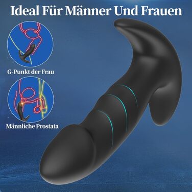 Набір анальних пробок для жінок та чоловіків (3 шт.) - силіконові, різних розмірів (S, M, L) - секс-іграшка для пар, початківців та досвідчених