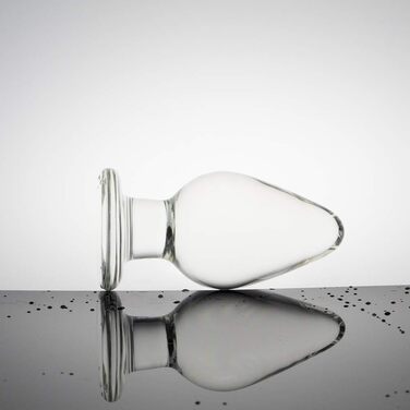 Анальний розширювач зі скляним конусом Analplug 5 см для жінок та чоловіків - кришталь