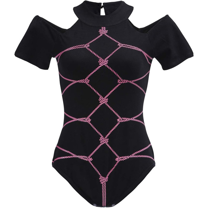 Дитячий боді-піжама Littleforbig All Tied Up чорного кольору, розмір M