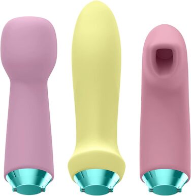 Набір вібраторів Satisfyer Fabulous Four | Вібратор, масажер, Rabbit | Водостійкий (IPX7) | Для еротичної стимуляції