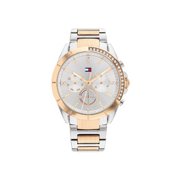 Жіночий кварцовий годинник Tommy Hilfiger з багатофункціональним циферблатом та сталевим браслетом, колір золото