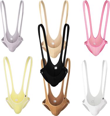 Комбінезон чоловічий Faringoto з високим гумовим поясом (7 шт.) - шкіра, білий, рожевий