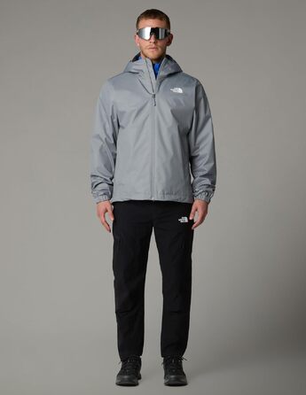 Чоловіча водонепроникна куртка з капюшоном The North Face Quest, дихаюча, Monument Grey, розмір XL