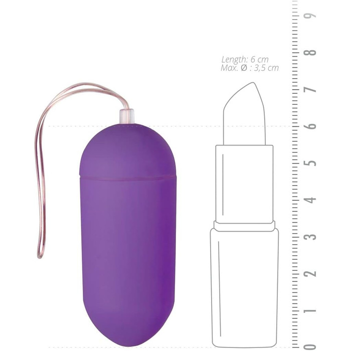 Вібро-Ей: Вібруюче яйце з пультом дистанційного керування - фіолетовий