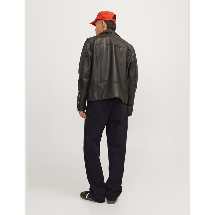 Чоловічі широкі джинси Jack & Jones JJIALEX Baggy Fit, чорний денім (32W / 36L)
