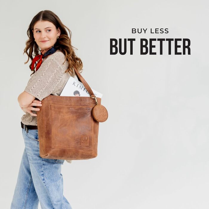 Жіноча шкіряна сумка-шопер Berliner Bags Vintage Seville, сумка з ручками в кольорі Camel
