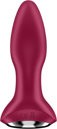 Satisfyer Rotator Plug 1 Connect: вібруючий анальний плагін з Bluetooth | Ротаційні перлини, водонепроникний (IPX7) | Для чоловіків та жінок