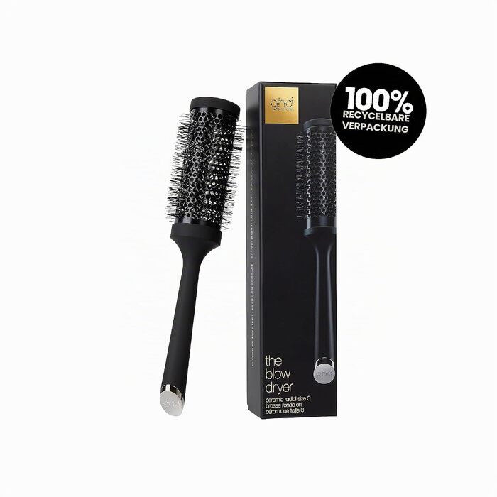 Керамічна кругла щітка для волосся ghd Ceramic Brush (розмір 3, 45 мм) для сушіння та укладки довгого волосся