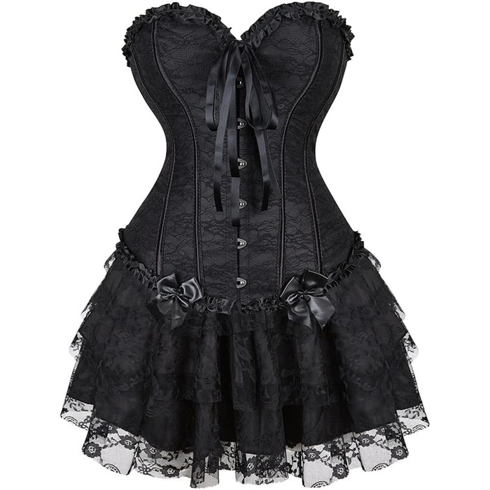 Корсет-корсет Grebrafan для жінок, чорний (42-44)