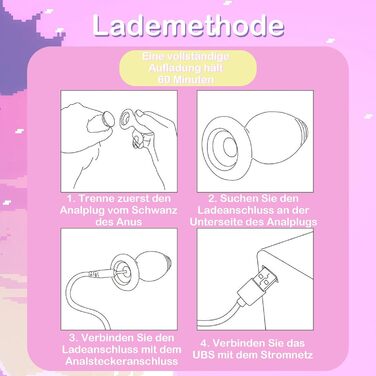 Анальний вібратор-хвіст Furry Fuchsschwanz з пультом керування для чоловіків та жінок. Силіконовий анальний плагін, іграшка для БДСМ, хвіст з сердечком