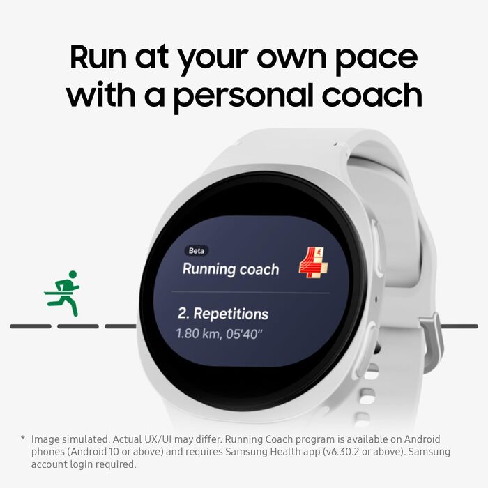 Смарт-годинник Samsung Galaxy Watch8 40mm Graphite (Графітовий), Bluetooth