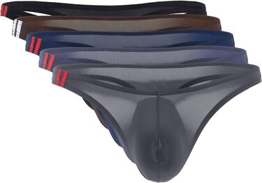 Танга чоловічі Panegy з тонкого льону, низька посадка, 3/4/5 шт. в упаковці, XL, багато кольорів