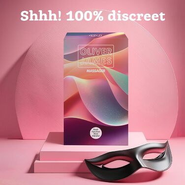 Вібратор-дилда 2-в-1 Rosen від Oliver James - жіноча інтимна іграшка, 10 режимів вібрації, водонепроникний, USB-зарядка (фіалковий, темно-фіолетовий)