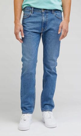 Чоловічі джинси LEE Classic Straight Fit Brooklyn, синьо-чорні (Moody Blue Used), розмір 32W/34L