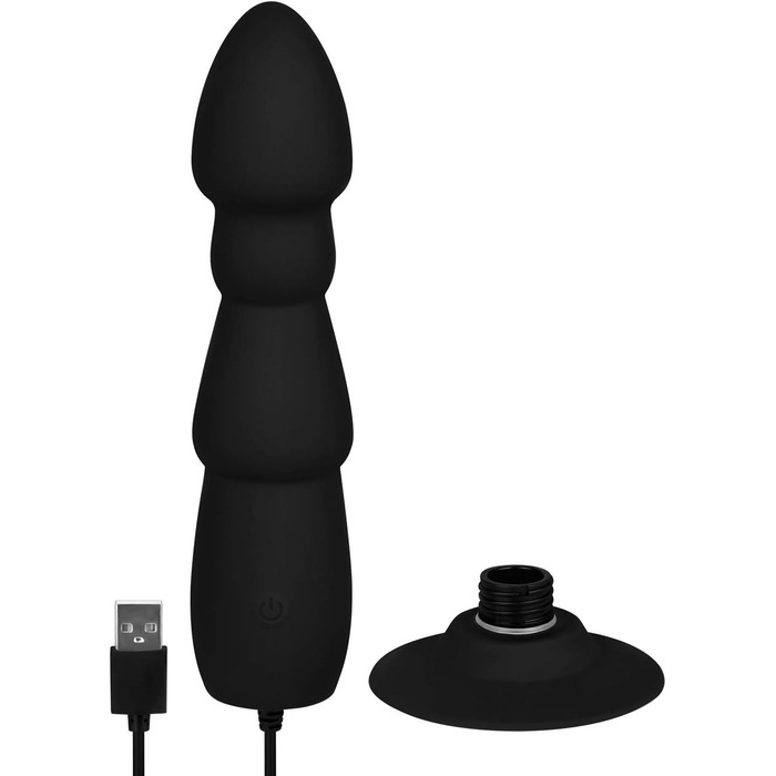 Анальний вібратор з пультом дистанційного керування | Водостійкий (IPX7) аналплаг для чоловіків та жінок | Гнучке секс-іграшка | 10 режимів вібрації | Анальний плаг з силікону | 20 см