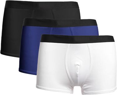 Чоловіча зимова термобілизна Lauf: комбінація молочної шовкової тканини, дихаючі боксери, плавки (D-weiß, M)