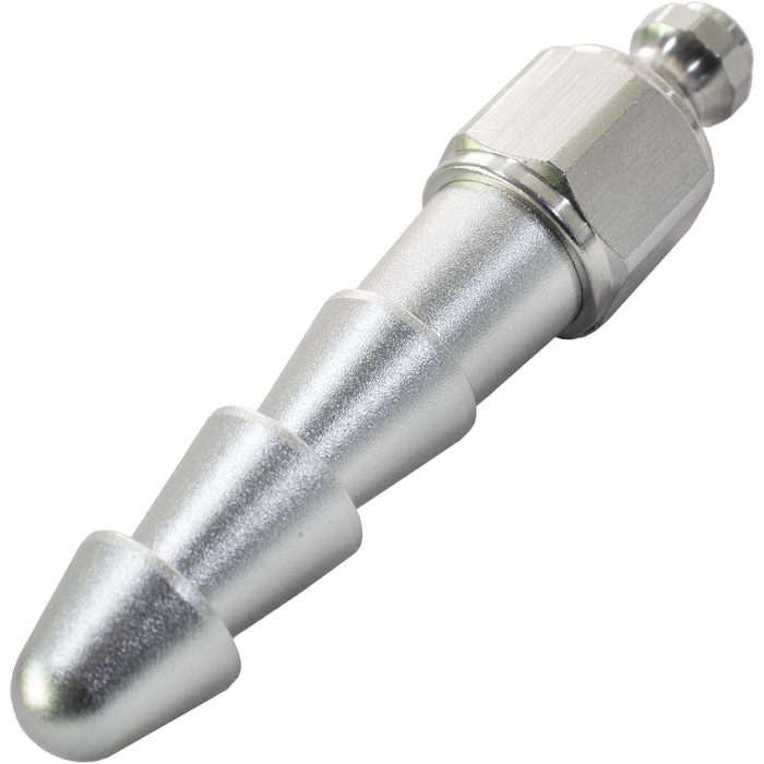 Металевий дилда Fredorch Sexmaschine - іграшка для дорослих, сріблястого кольору