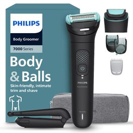 Тример для чоловіків Philips Bodygroom Series 7000 BG7480/15 для тіла та інтимних зон, водонепроникний, з гнучким 2D-лезом та насадкою для спини