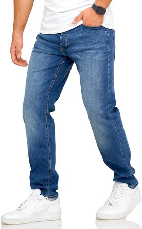 Чоловічі джинси JACK & JONES Infinity Mike ARIS Comfort Fit, темно-сині, 32W/32L