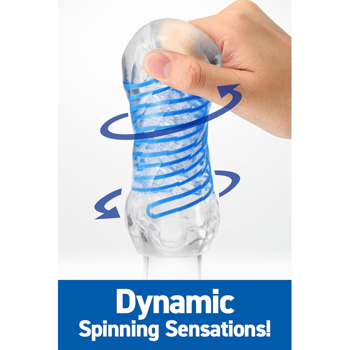 TENGA SPINNER DX 01 Drops - Масажер для чоловіків з реалістичною текстурою - TENGA