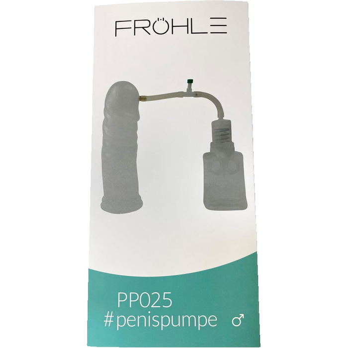 Анатомічна помпа для пеніса FRÖHLE PP025 XXL Professional, прозора (1 шт.)