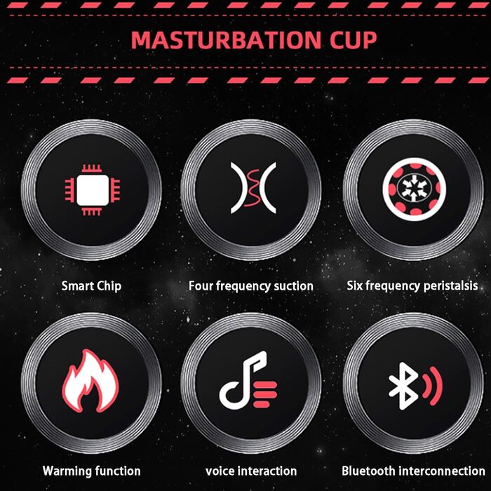 Електричний масажер для чоловіків з 4 режимами всмоктування та нагріванням, 6 перистальтичних режимів, автоматичний секс-іграшка для чоловіків