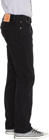 Чоловічі джинси Levi's Stonewashed Black, розмір 31W / 32L, чорні з ефектом потертості