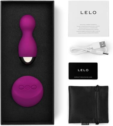 LELO HULA Beads - вібруючі кульки для інтимної стимуляції (Deep Rose)