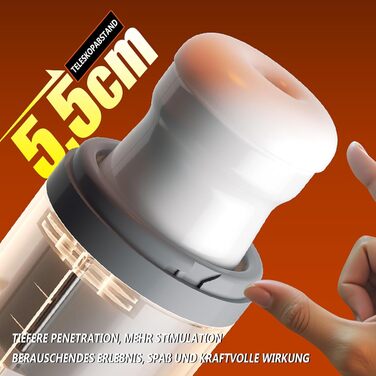 Електричний мастурбатор для чоловіків з телескопічною функцією та реміннем на стегна. Автоматичне змащення. Іграшки для дорослих.