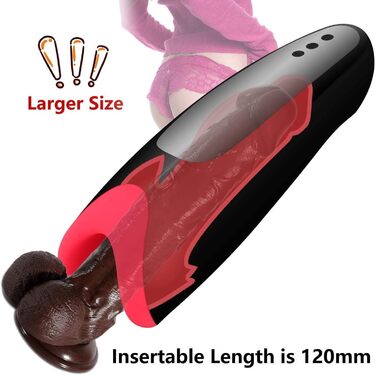 Вібратор для чоловіків з підігрівом та функцією Jet, 15 режимів, вологостійкий. Масажер для інтимного використання.