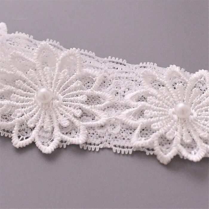 Шнурок для весільної сукні LVUNZJCA: мереживний пояс для нареченої, шнурок для ніг, 40-60 см, білий