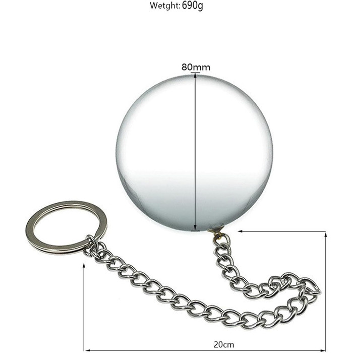Анальні кульки зі скла, ланцюжок, дилататор, масажер для ануса, 80 мм - для жінок та чоловіків