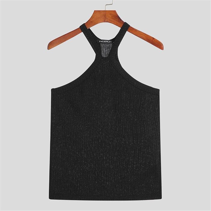 Чоловіча футболка Deepsko з прозорою сіткою та вирізами, комплект з двох частин для вечірок