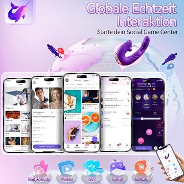 Набір вібраторів для жінок: дildo-вібратор, іграшки для дорослих з 5 режимами, стимуляція клітора