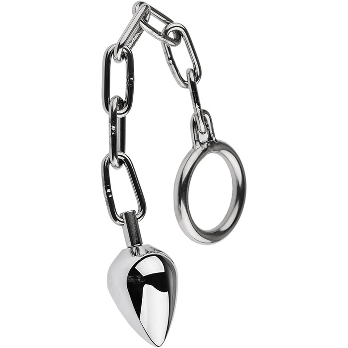 Анальні кульки та масажери для ануса з металу (3 шт.) - металевий анальний плаг, кільце для простати, масажер для чоловіків та жінок