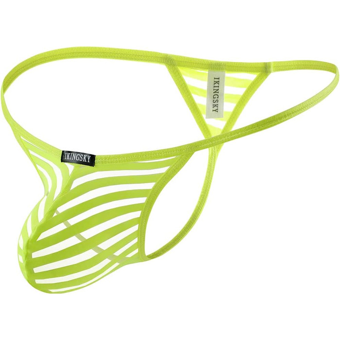 Сексуальні танга для чоловіків iKingsky з вигинкою, 6 штук, XL