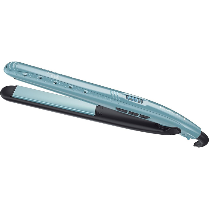 Випрямляч для волосся Remington Wet2Straight S7300 для вологого та сухого волосся, з LCD-дисплеєм та антифриз-ефектом, 140-230°C