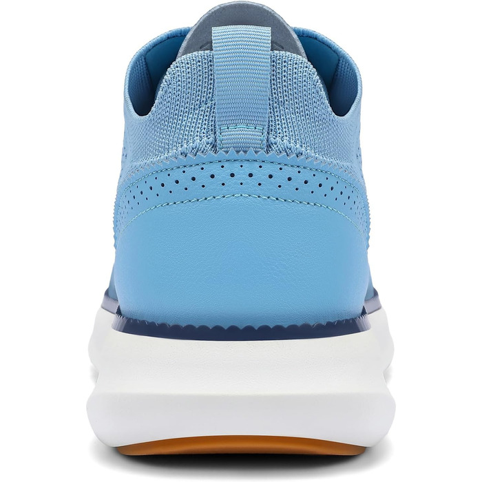 Чоловічі класичні туфлі SVNKE Oxfords — ділові шкіряні черевики на шнурівці, сині (Bleu Caroline), розмір 47 EU