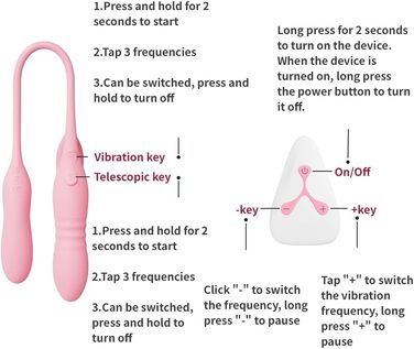 Вібратор Doppelkopf 3-в-1: анальний, кліторальний, G-точка. Силіконовий вібратор з 12 режимів та 3 телескопічними режимами.