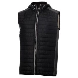 Чоловічий гібридний легкий жилет з капюшоном Calvin Klein Redwood 2026, колір Charcoal Marl, розмір M